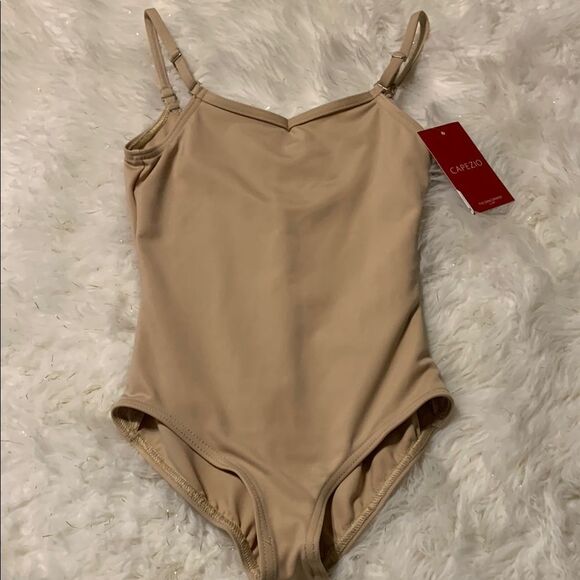 Capezio Nude Bodysuit One Piece for Dance - Picture 1 of 6